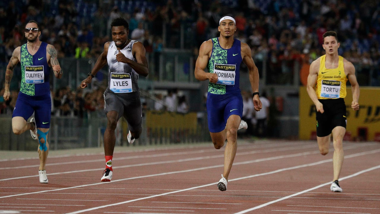 Norman clocks world-leading time in 200 meters in Rome